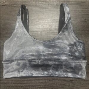 Lululemon Athletica V-Neck Diamond Dye Starlight Graphite Grey Diffuse Foil 8